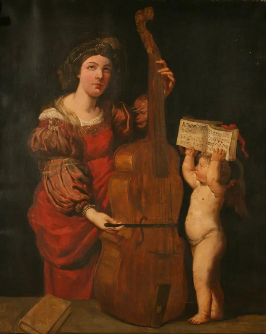 Sainte Cécile grająca na viole - Domenichino