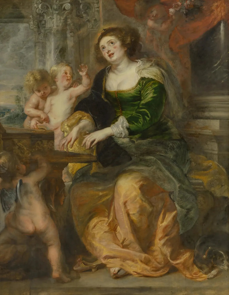 Święta Cecylia grająca na virginale - Peter Paul Rubens