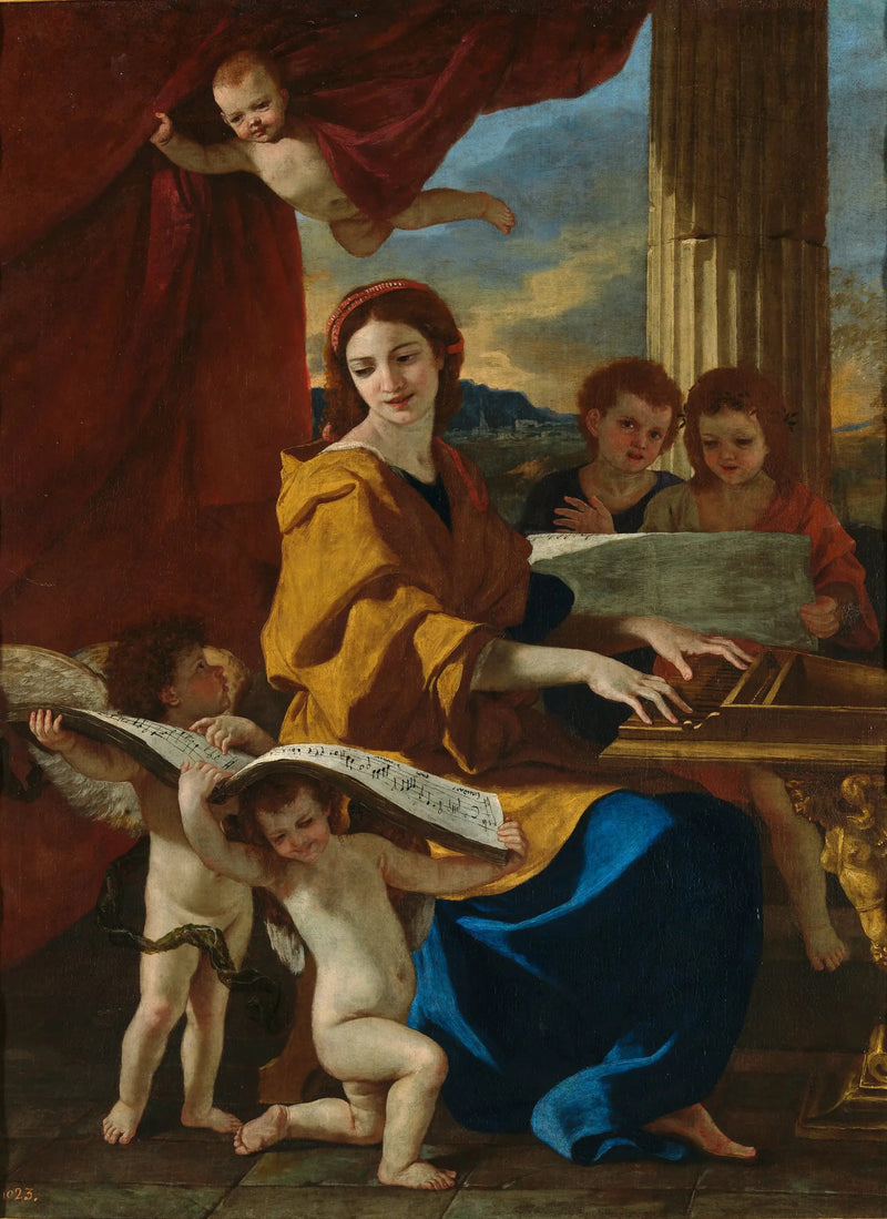 Święta Cecylia - Nicolas Poussin