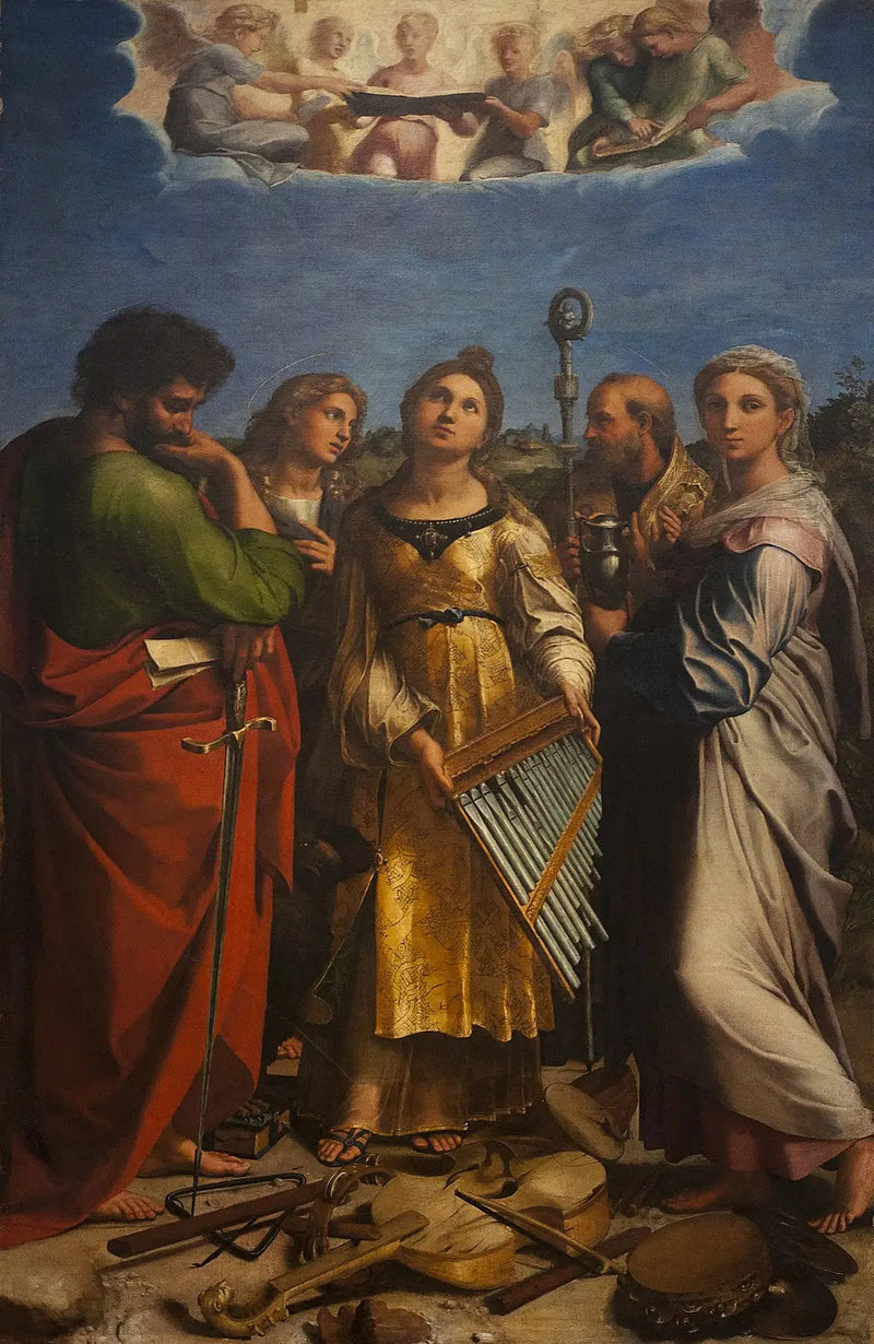 Święta Cecylia - Rafael Santi