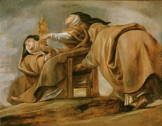 Święta Klara z Asyżu, 1620 - Peter Paul Rubens