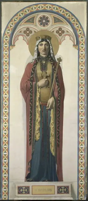 Święta Klotylda, żona Chlodwiga - Jean-Auguste-Dominique Ingres