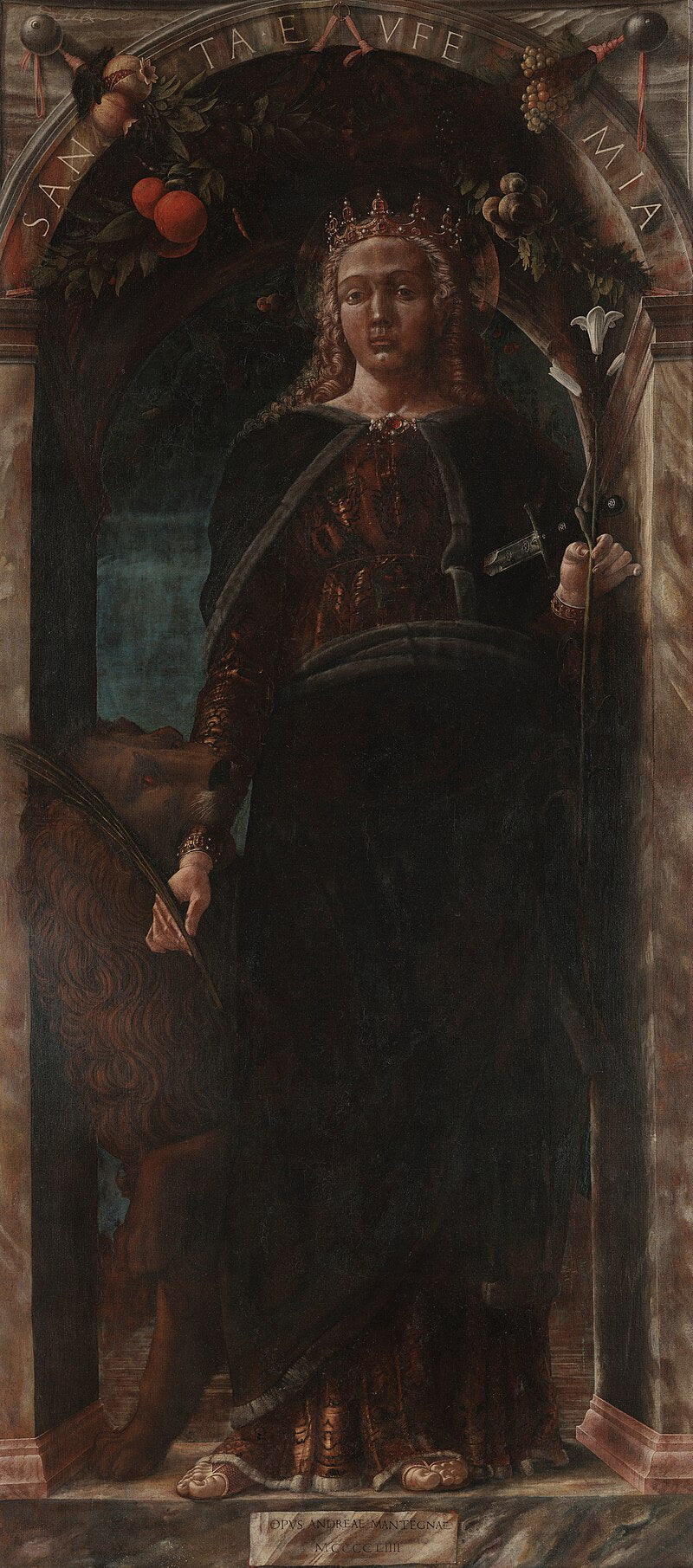 Święta Eufemia - Andrea Mantegna