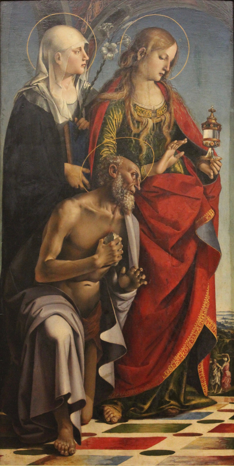 Święta Eustachia, Święta Maria Magdalena i Święty Jerozolima - Luca Signorelli