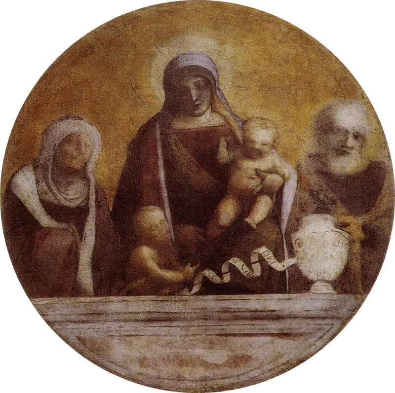 Święta Rodzina z świętą Elżbietą i świętym Janem - Antonio da Correggio