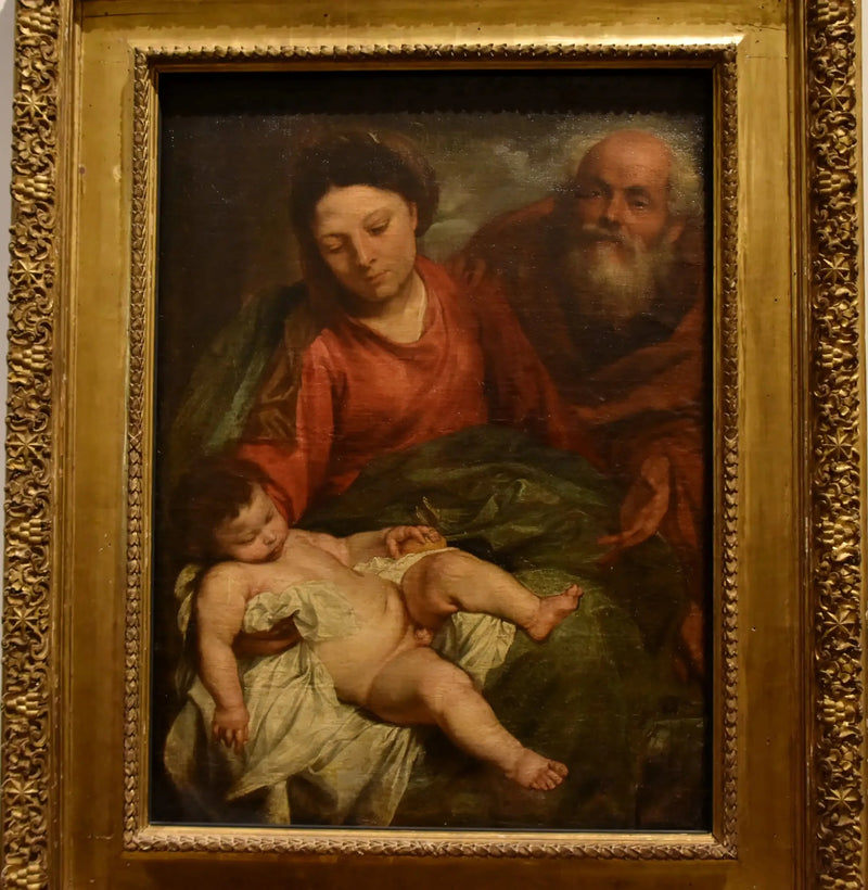 Święta Rodzina z śpiącym dzieckiem - Antoine van Dyck