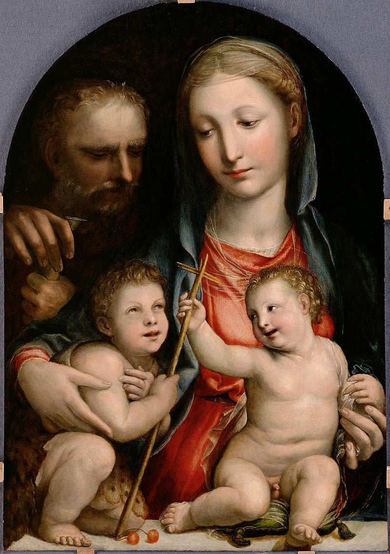 Święta Rodzina z małym św. Janem Chrzcicielem - Il Sodoma (Giovanni Antonio Bazzi)