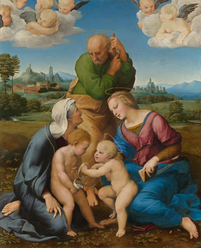 Święty Famille Canigiani, około 1505-1506 - Raphaël