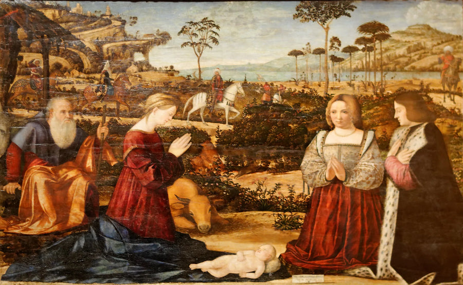 Święta Rodzina i Darczyńcy - Vittore Carpaccio