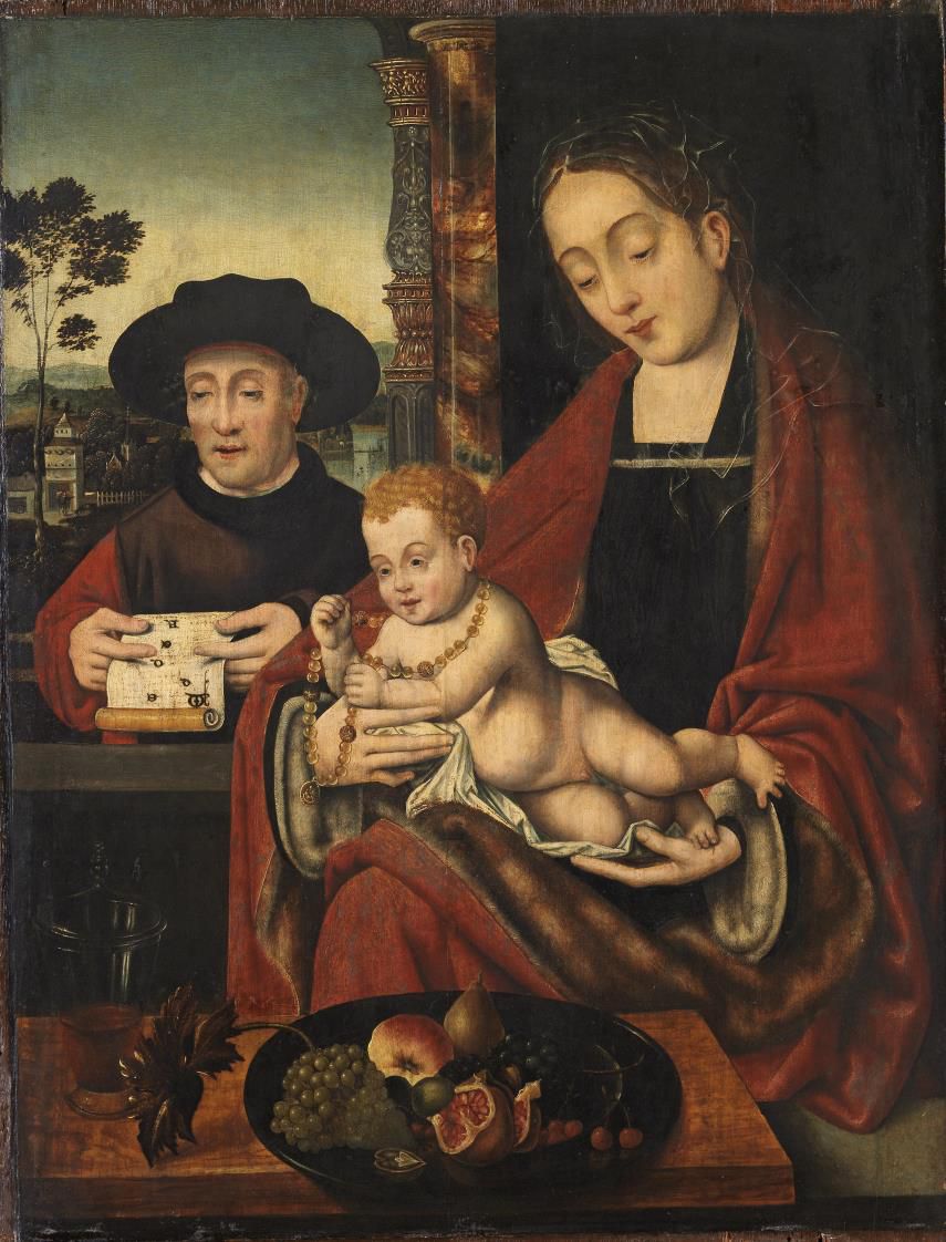 Sainte Famille - Joos van Cleve - Alpha Reproduction