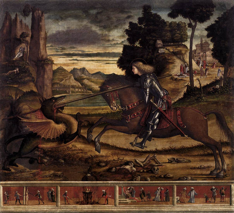 Święty Jerzy zabija smoka - Vittore Carpaccio