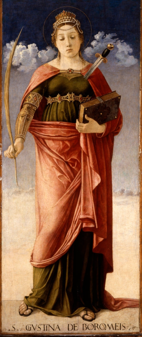 Święta Justyna Boromejska - Giovanni Bellini