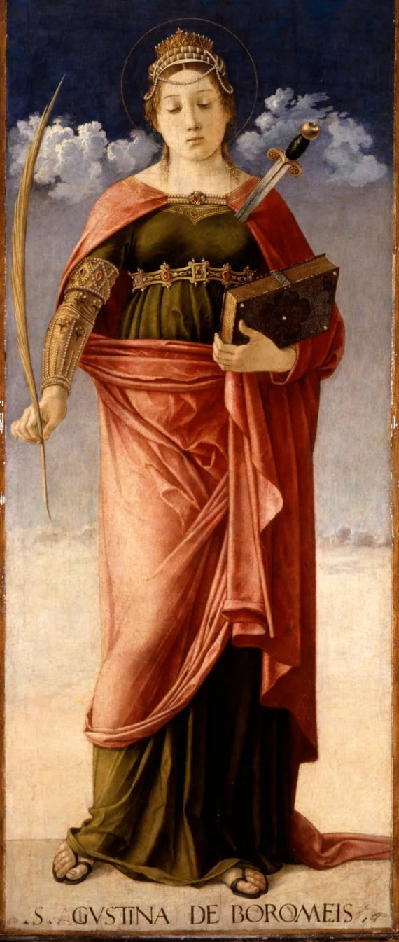 Święta Justyna Boromejska - Giovanni Bellini