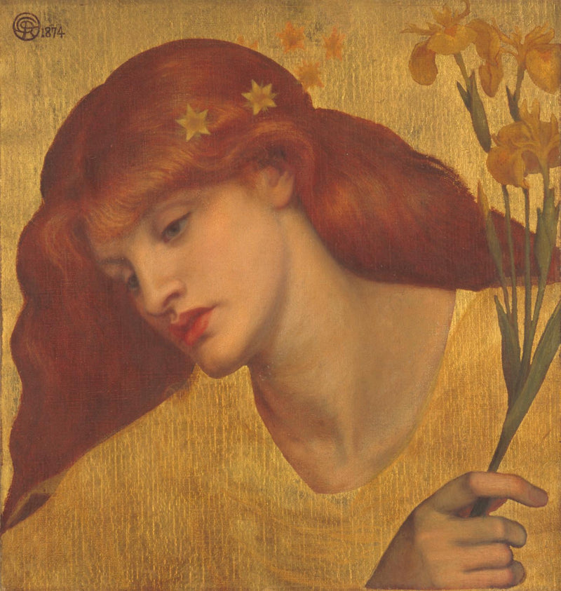 Święta Lilias - Dante Gabriel Rossetti
