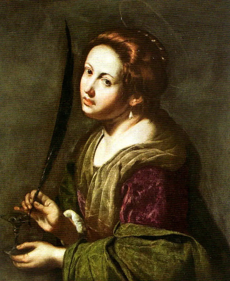 Święta Łucja. - Artemisia Gentileschi