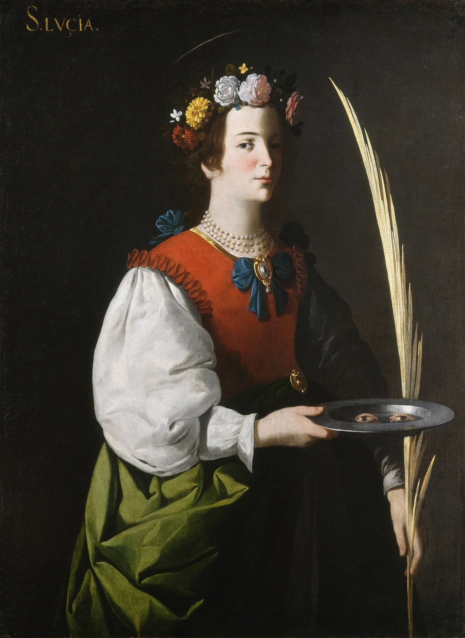 Sainte-Lucie (NGA Washington) - Francisco de Zurbarán image 1 tableau peint à l’huile sur toile