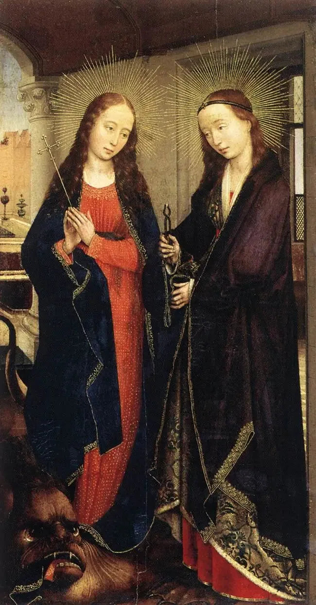 Święta Margeryta i Święta Apolonija - Rogier van der Weyden
