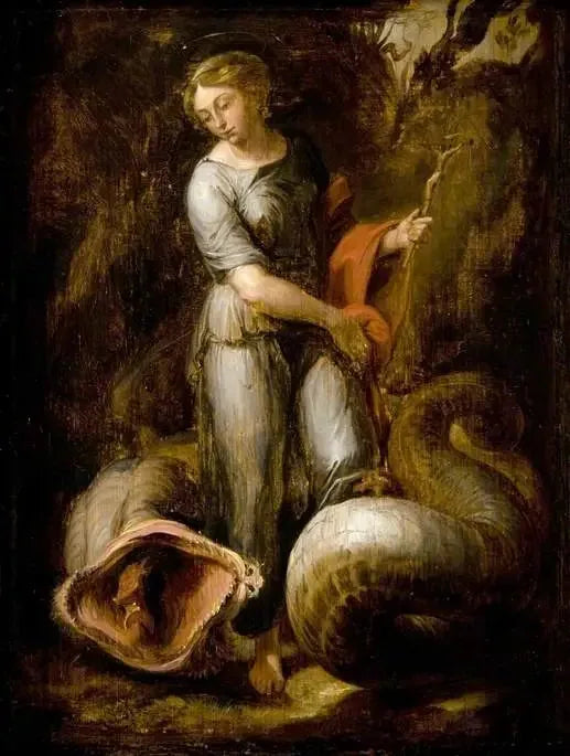 Święta Małgorzata i Smok - David Teniers Młodszy
