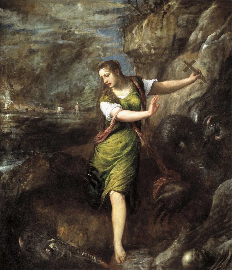 Święta Małgorzata i smok - Titian
