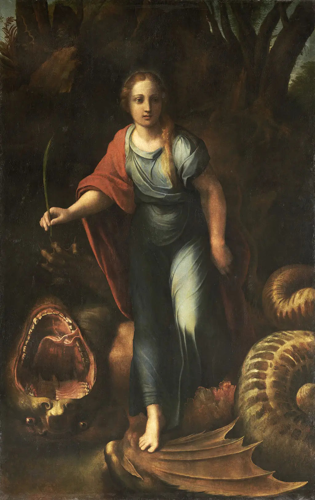Sainte Marguerite - Raphaël Sanzio image 1 tableau peint à l’huile sur toile