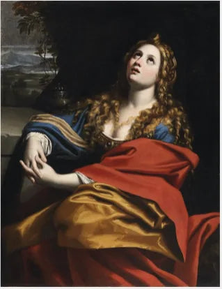 Sainte Marie-Madeleine - Domenichino image 1 reproduction artisanale de tableau
