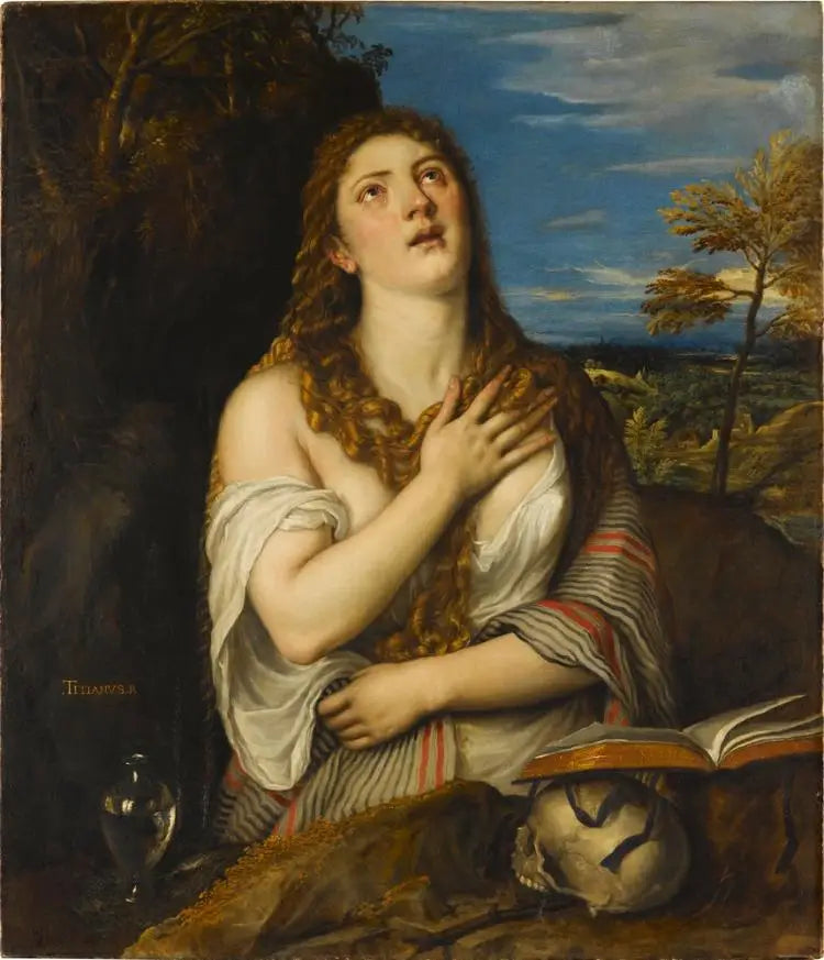 Święta Maria Magdalena w pokucie - Titian