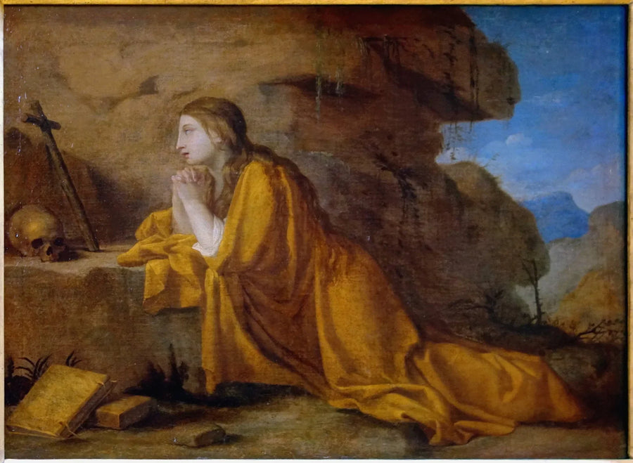 Święta Maria Magdalena w modlitwie - Eustache Le Sueur