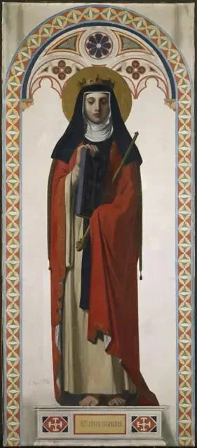 Święta Radegonda z Poitiers - Jean-Auguste-Dominique Ingres