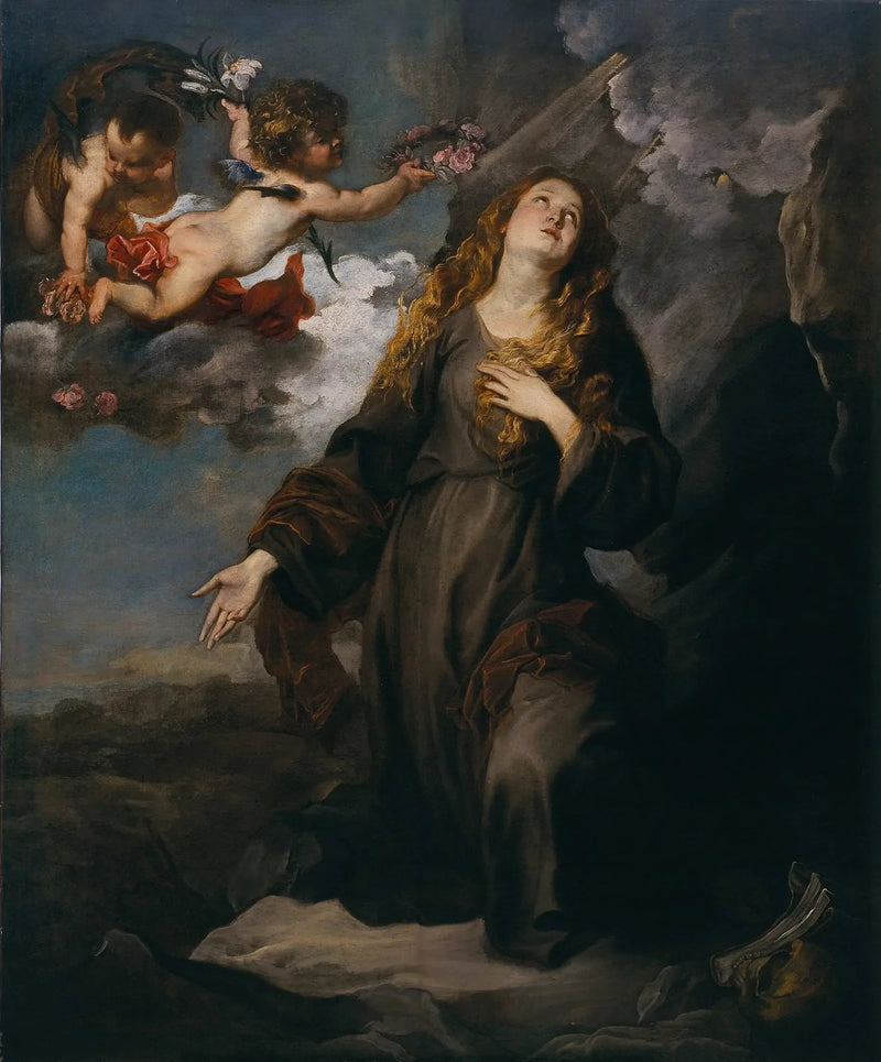 Święta Róża w chwale - Antoine van Dyck
