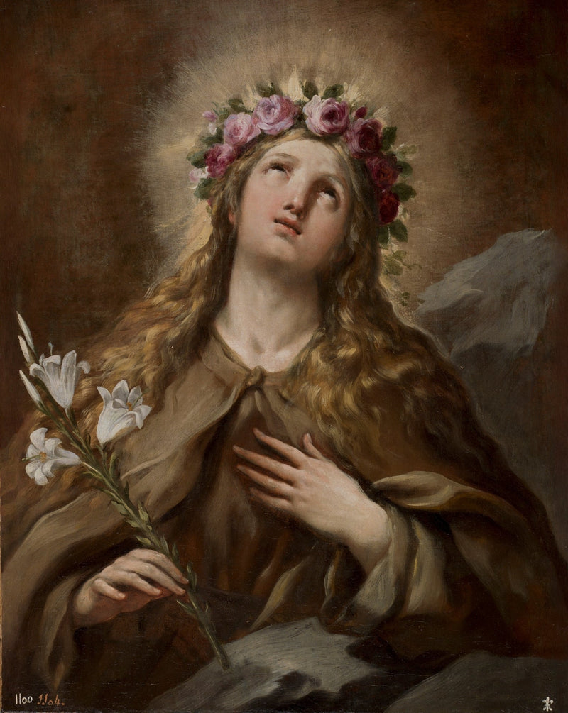 Święta Rosalia - Luca Giordano