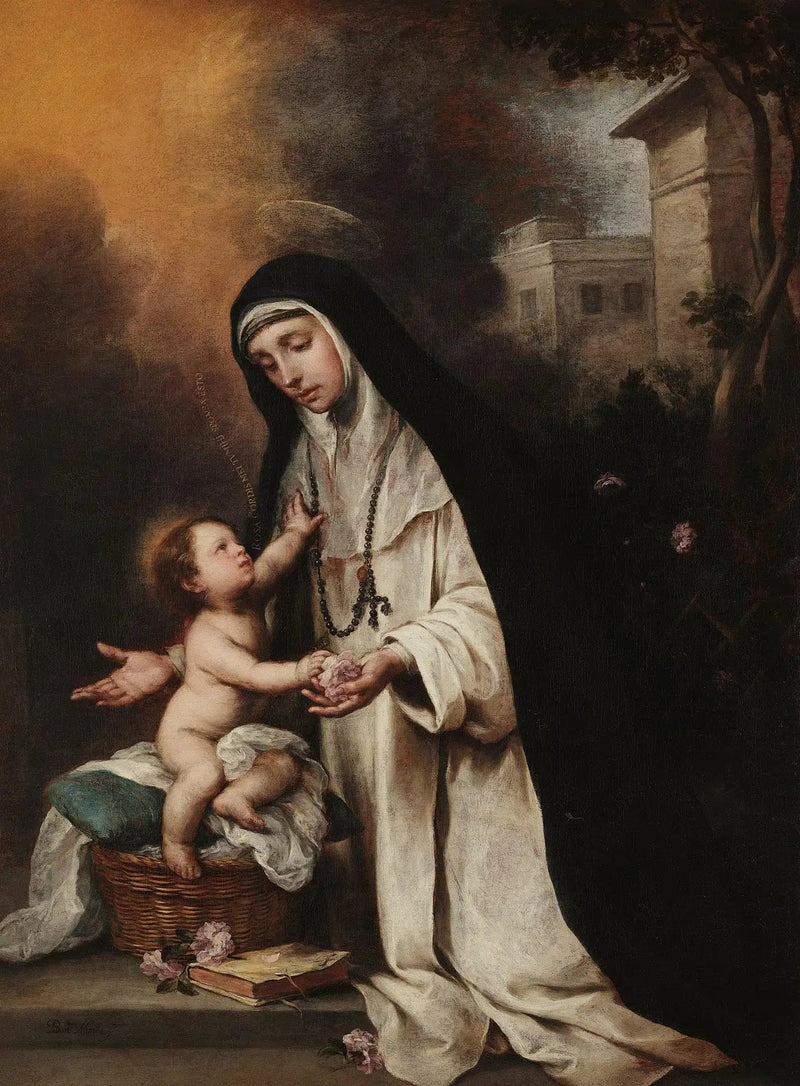 Święta Róża z Limy - Bartolomé Esteban Murillo