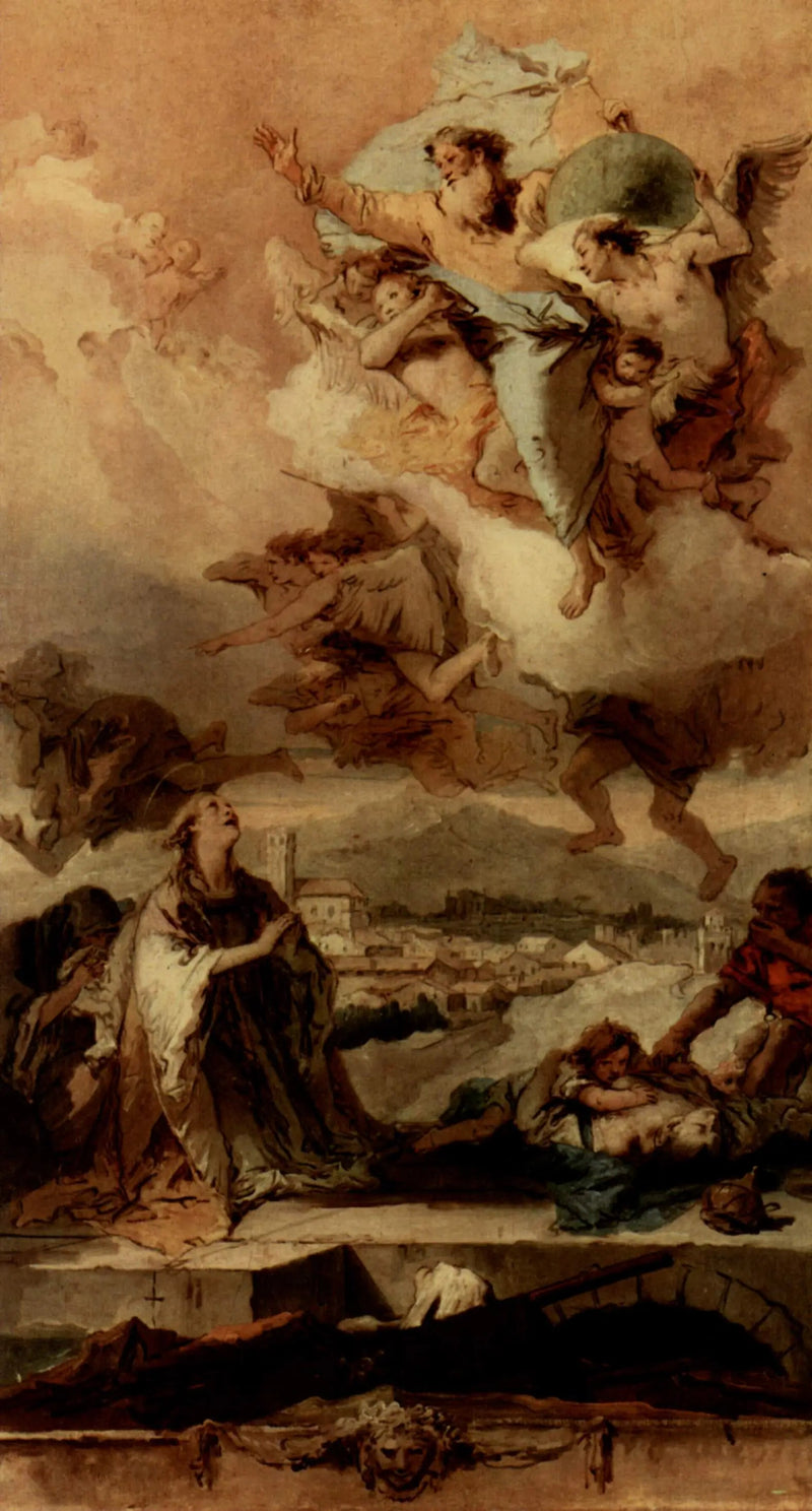 Święta Tekla modląca się za chorych na zarazę - Giovanni Battista Tiepolo