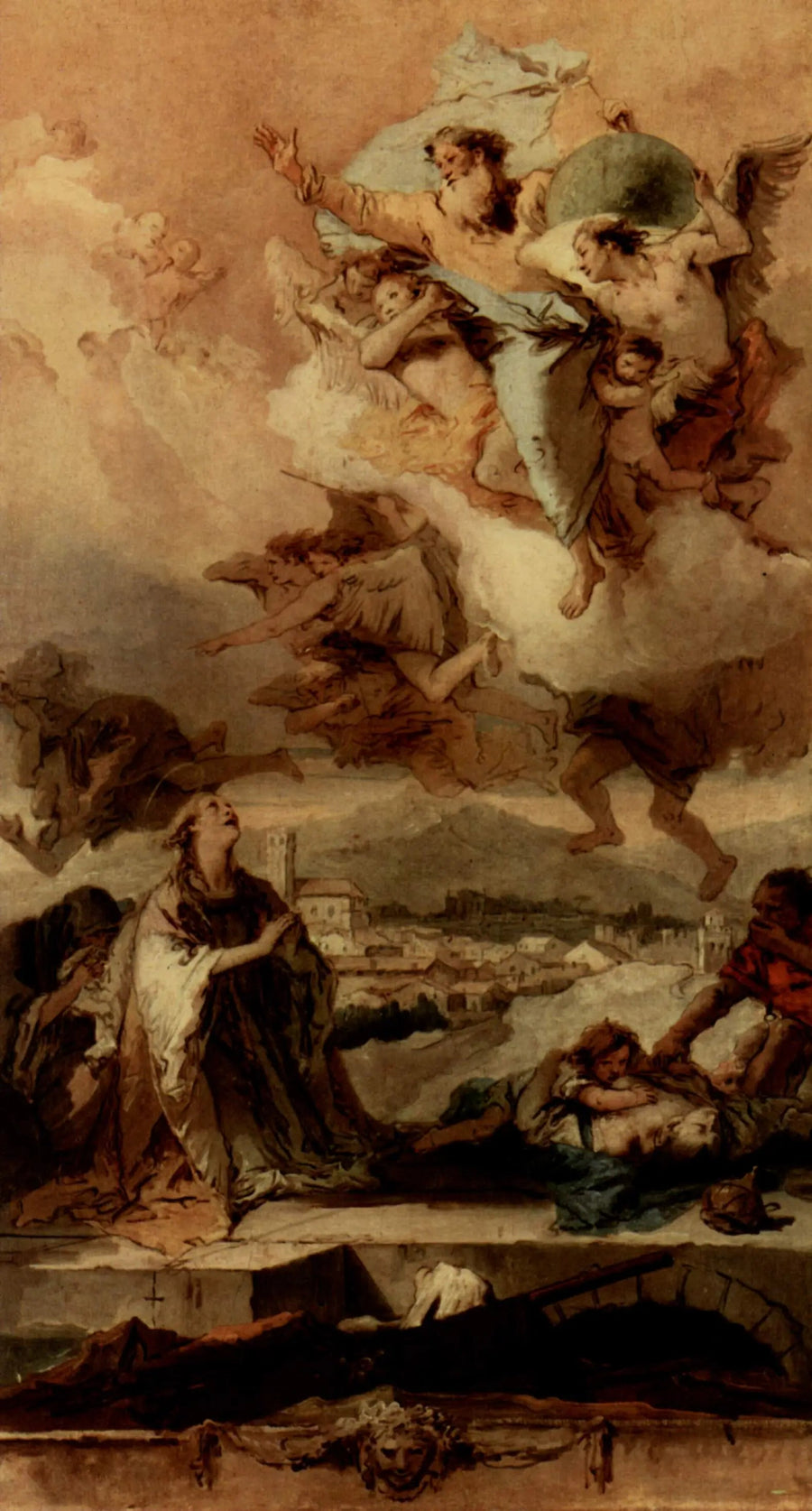 Święta Tekla modląca się za chorych na zarazę - Giovanni Battista Tiepolo