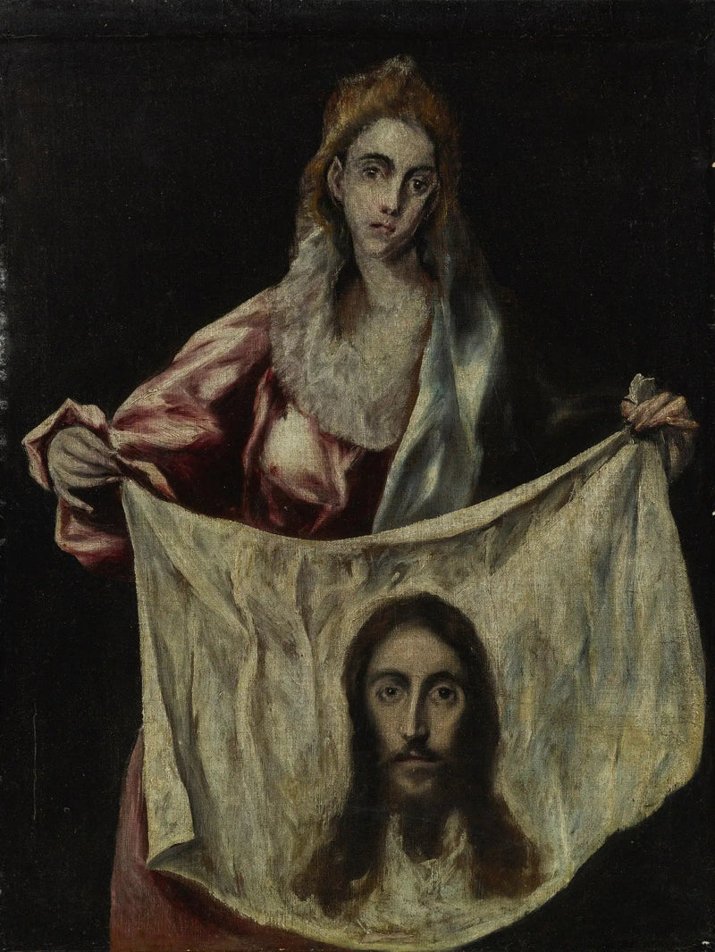 Święta Weronika najemniczką chusty - El Greco