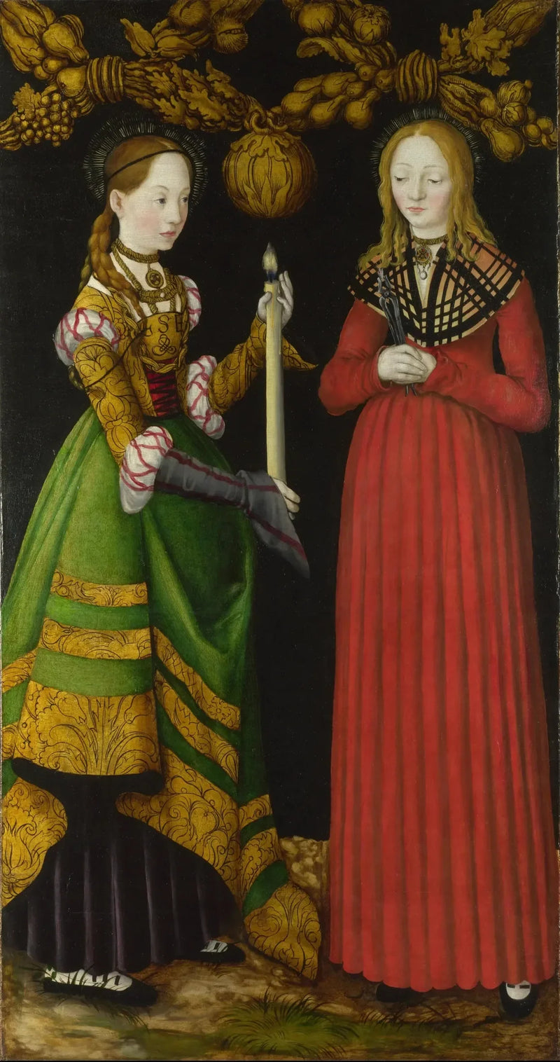 Święte Geneviève i Apollonia - Lucas Cranach Starszy
