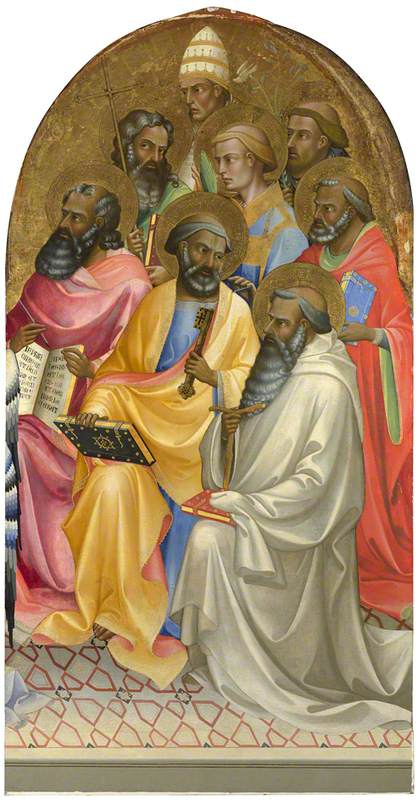 Święci adoratorzy: Główny panel prawy - Lorenzo Monaco