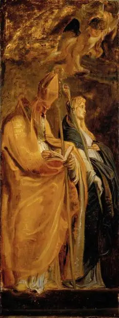 Święci Amand i Walburga - Peter Paul Rubens