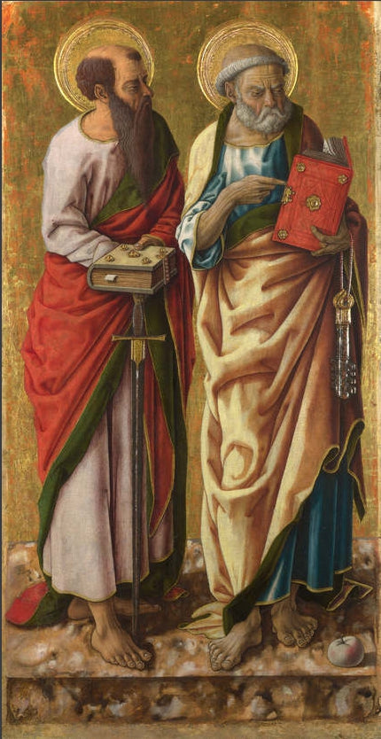 Święci Piotr i Paweł - Carlo Crivelli