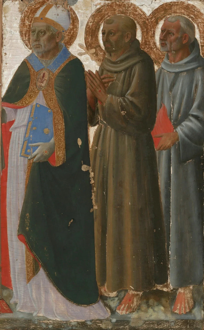 Święci Zénobe, François i Antoine de Padoue - Zanobi Strozzi