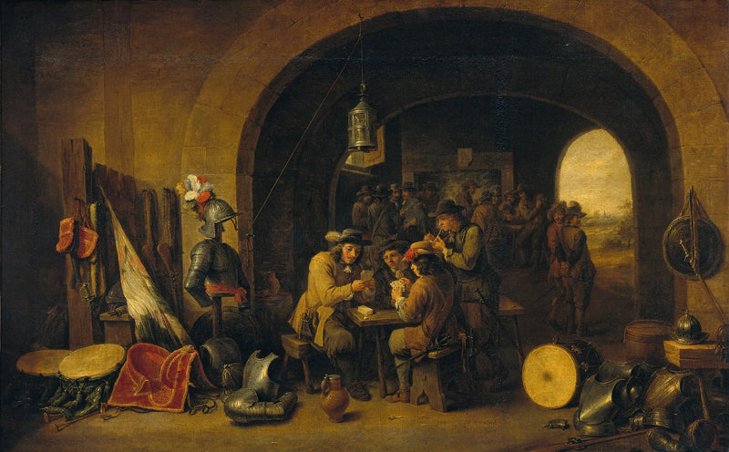 Sala wartownicza - David Teniers Młodszy