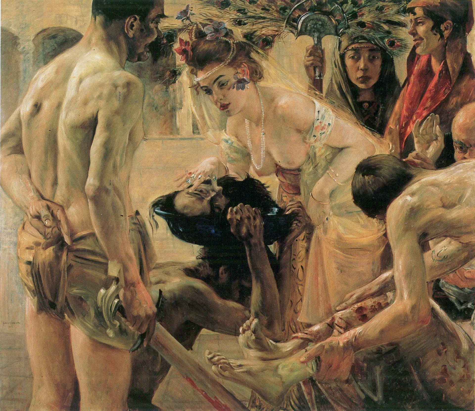 Salomé (2e version) - Lovis Corinth image 1 copie de tableau peinte à la main