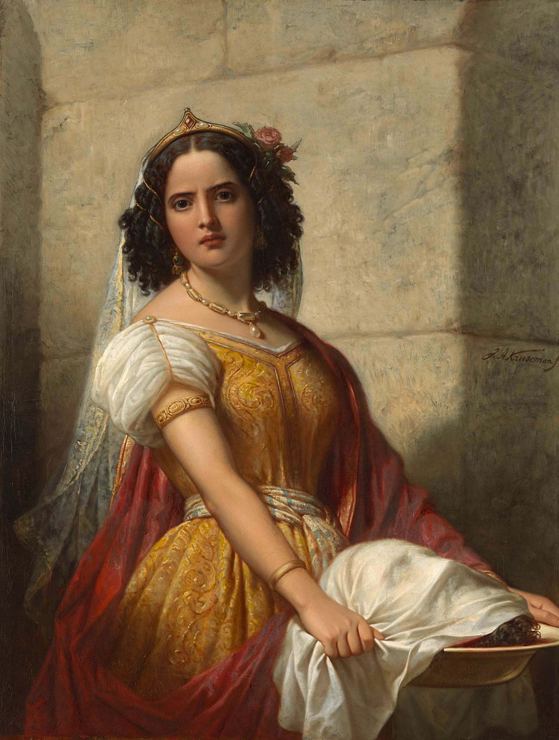 Salomé avec la tête de Jean-Baptiste - Jan Adam Kruseman
