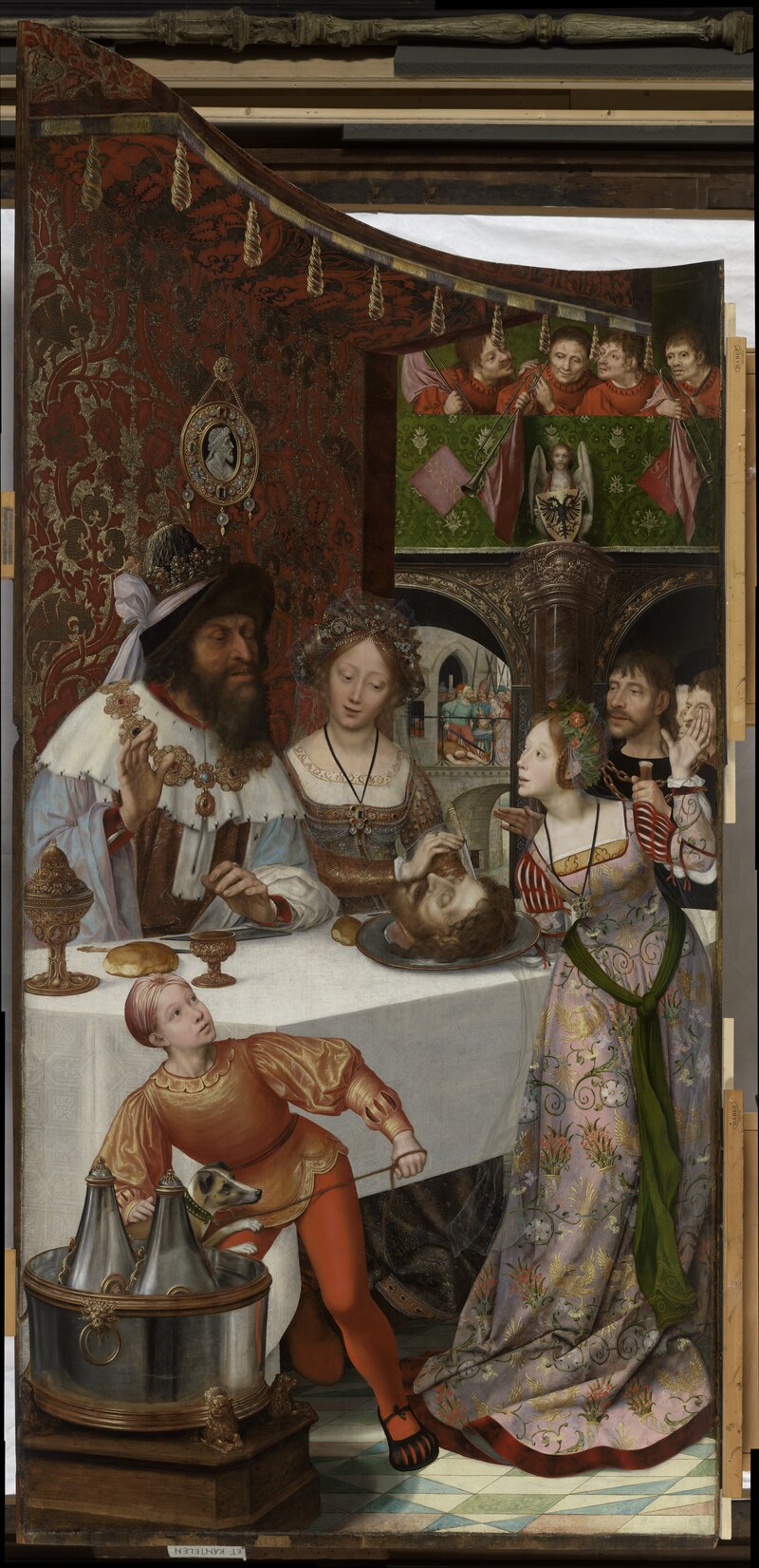 Salomé otrzymuje głowę Jana Chrzciciela - Quentin Metsys