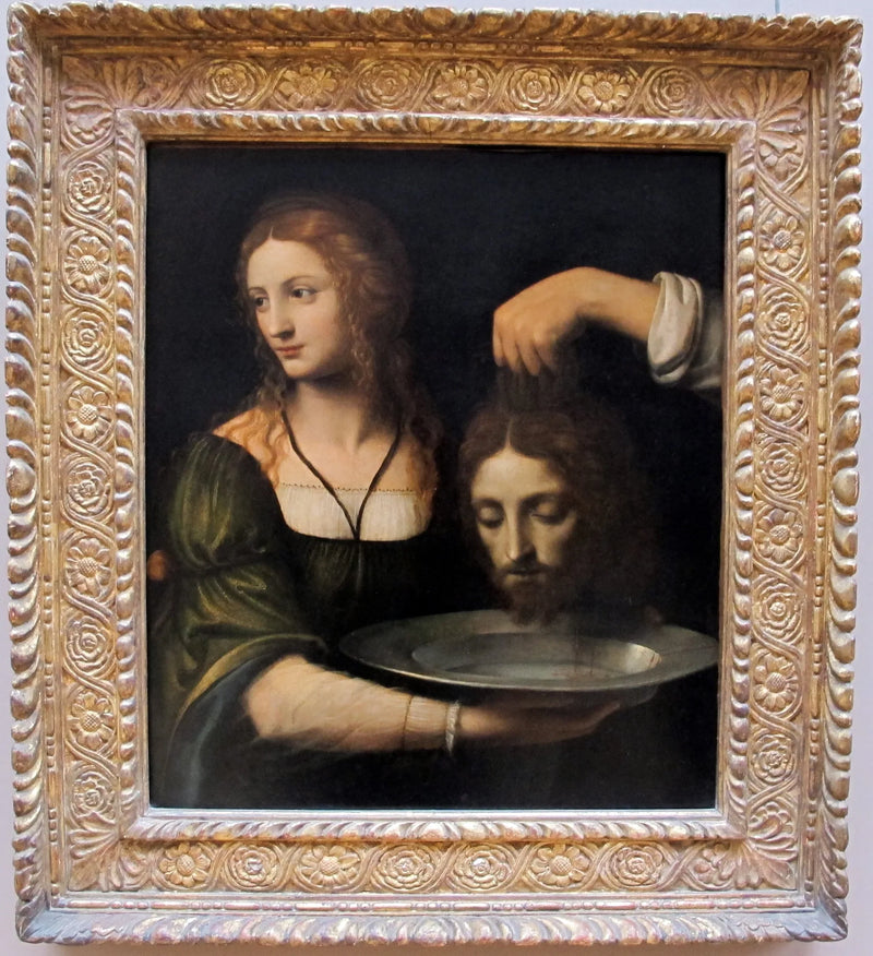 Salomé otrzymuje głowę świętego Jana Chrzciciela - Bernardino Luini