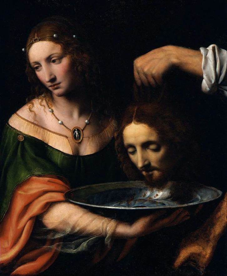 Salome trzymająca głowę świętego Jana Chrzciciela - Bernardino Luini