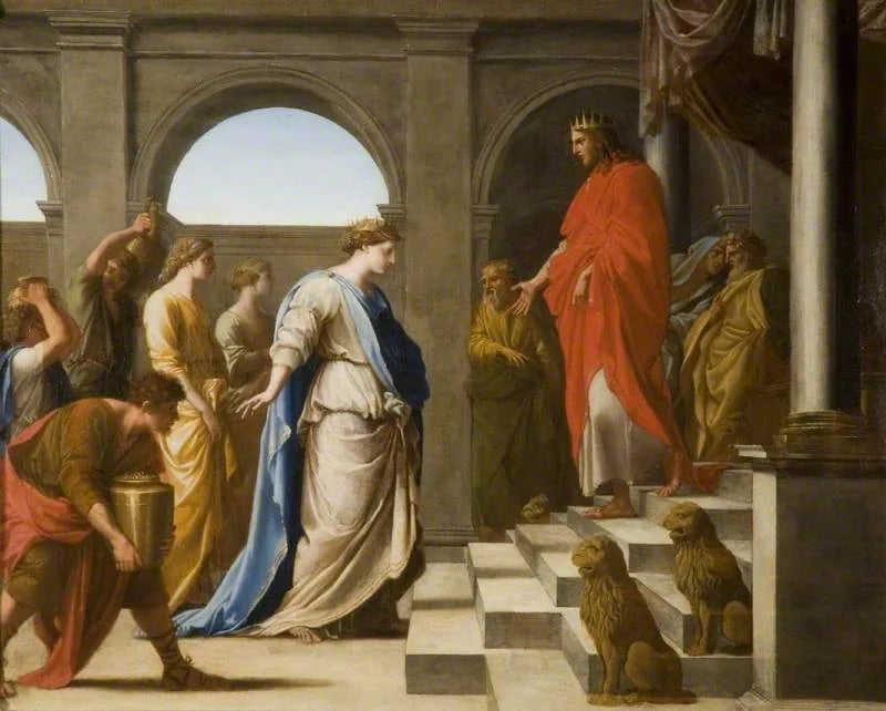 Salomon i królowa Saby - Eustache Le Sueur