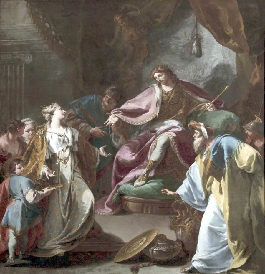 Salomon i królowa Saby - Giovanni Battista Pittoni