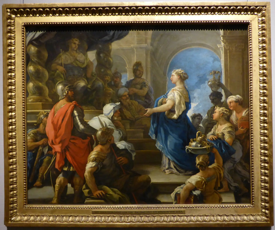 Salomon i królowa Saby - Luca Giordano
