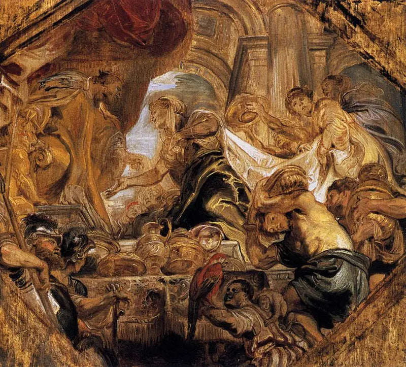 Salomon i królowa Saby - Peter Paul Rubens