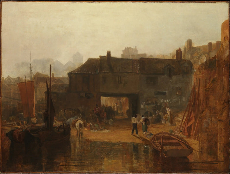 Saltash z promem wodnym, Kornwalia - J. M. W. Turner